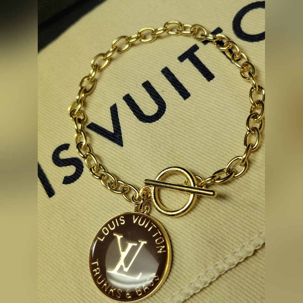 Louis Vuitton Brown Trunks & Bags, Toggle Bracelet